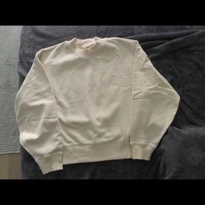 Uniqlo off white mock sweatshirt size XS